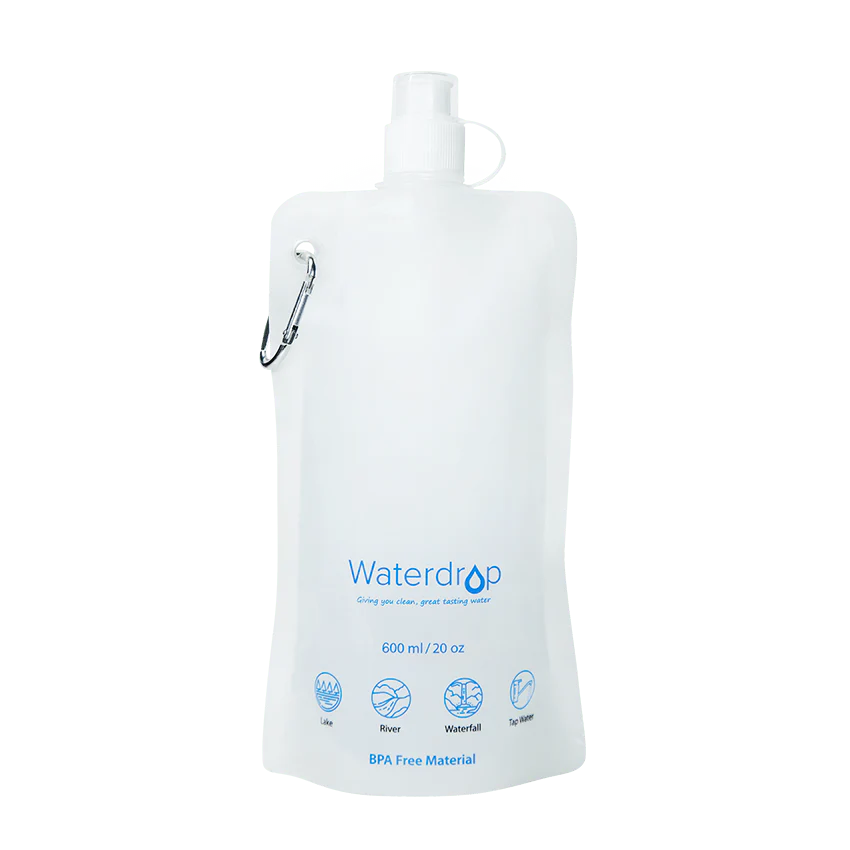 Waterdrop Portable Water Filter Straw With Collapsible Water Pouch And ...